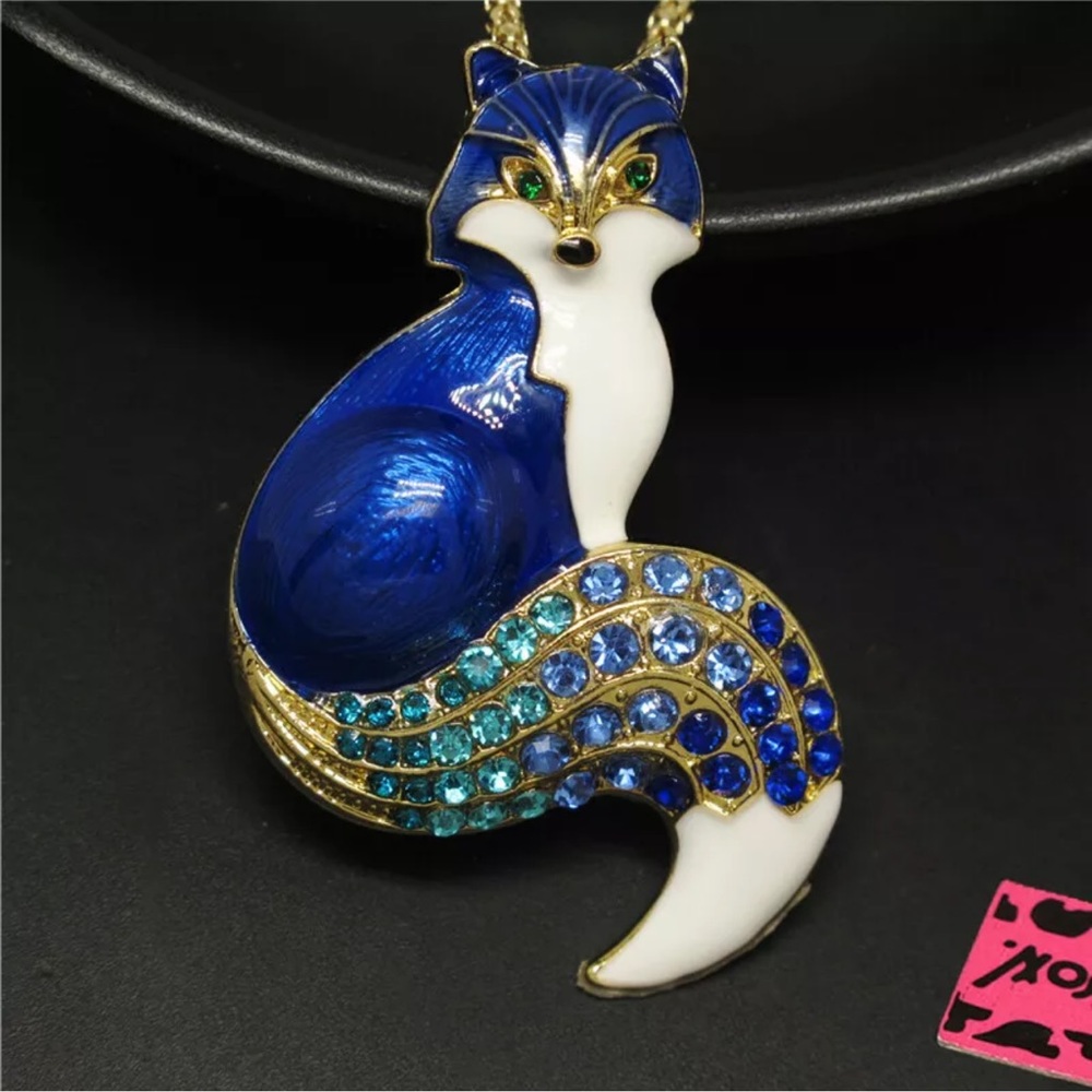 Betsey Johnson Fox Brooch Pin